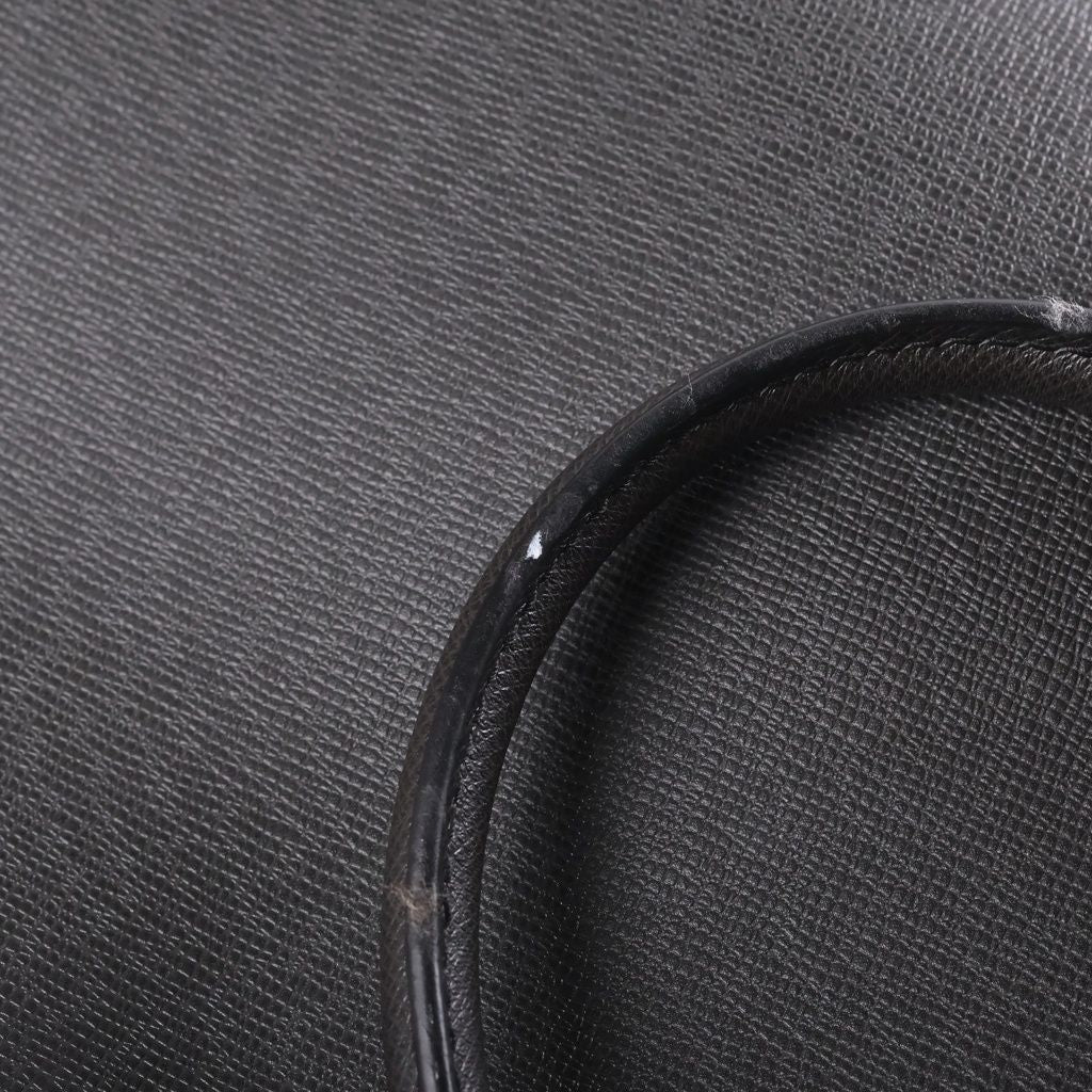 Louis Vuitton Taiga Grigori 2-Way Shoulder Bag Black Leather Silver — view 7