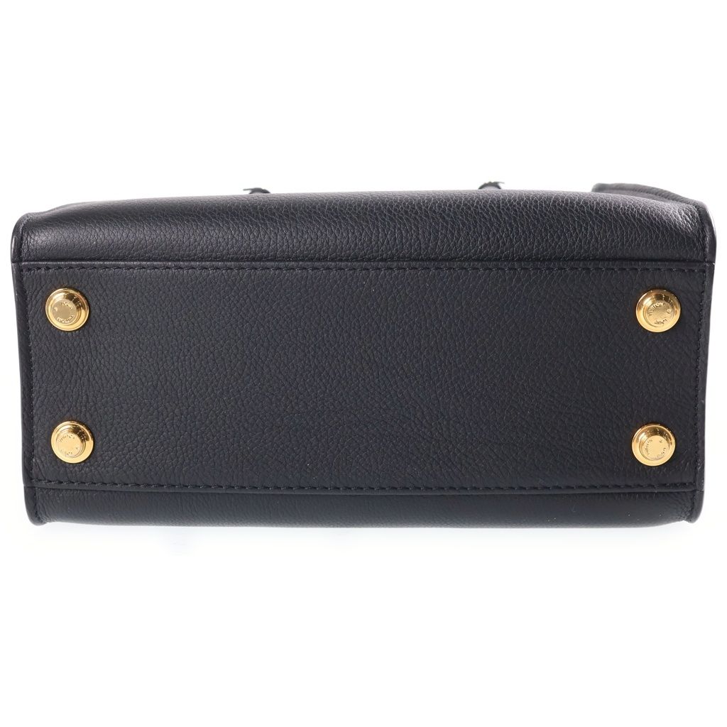 Louis Vuitton Monogram on My Side PM 2-Way Shoulder Bag Black White Leather — view 4
