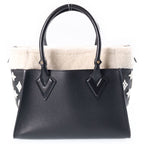 Louis Vuitton Monogram on My Side PM 2-Way Shoulder Bag Black White Leather — view 2