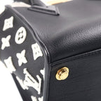 Louis Vuitton Monogram on My Side PM 2-Way Shoulder Bag Black White Leather — view 5