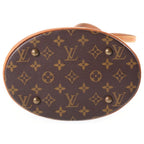 Louis Vuitton Monogram Baguette PM Tote Bag Brown Leather Gold — view 4