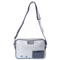 Louis Vuitton Monogram Satellite Alpha Messenger Shoulder Bag Silver Navy
