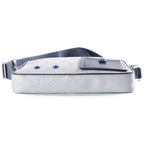 Louis Vuitton Monogram Satellite Alpha Messenger Shoulder Bag Silver Navy — view 4