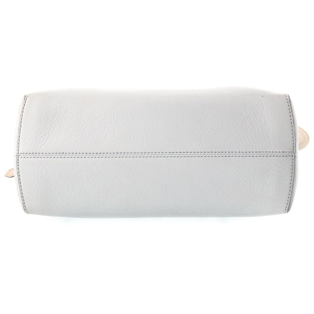 Fendi by the Way Medium Bicolor 2-Way Shoulder Bag Light Blue Brown Leather — view 4