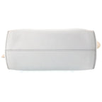 Fendi by the Way Medium Bicolor 2-Way Shoulder Bag Light Blue Brown Leather — view 4