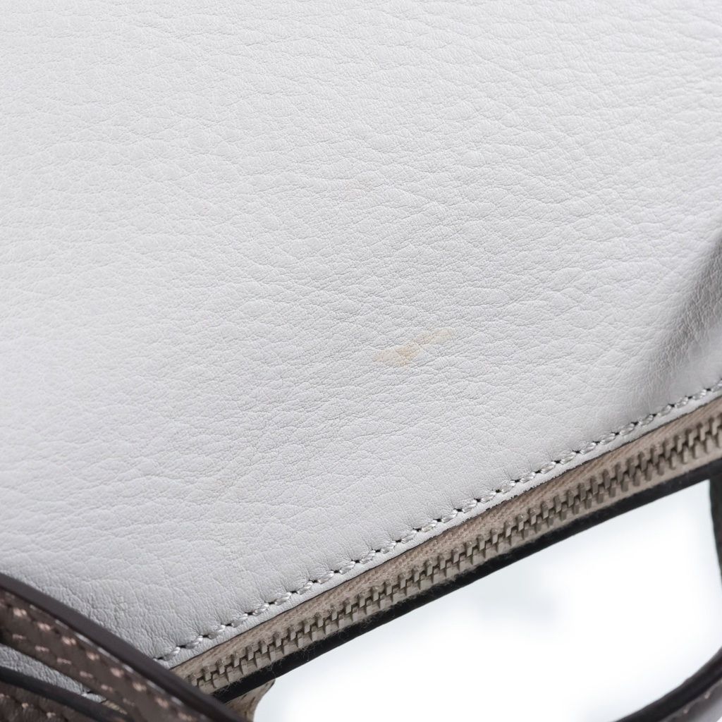 Fendi by the Way Medium Bicolor 2-Way Shoulder Bag Light Blue Brown Leather — view 6