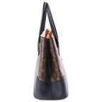 Louis Vuitton Monogram Flandrin 2-Way Shoulder Bag Tote Brown Black Noir Leather — view 3