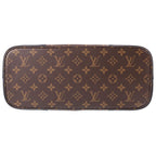 Louis Vuitton Monogram Flandrin 2-Way Shoulder Bag Tote Brown Black Noir Leather — view 4