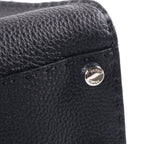 Fendi Peekaboo Selleria Medium 2-Way Shoulder Bag Black Leather — view 6
