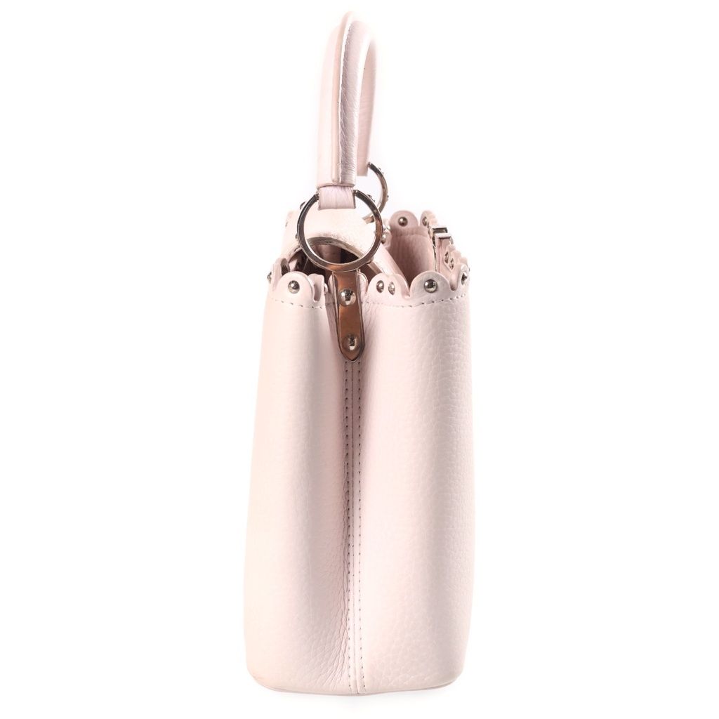 Louis Vuitton Capucines BB Nacre 2-Way Shoulder Bag Light Pink Taurillon — view 3
