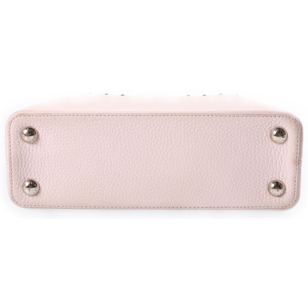Louis Vuitton Capucines BB Nacre 2-Way Shoulder Bag Light Pink Taurillon — view 4