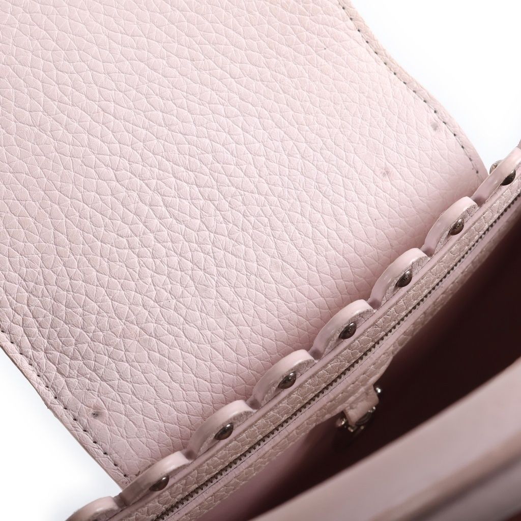 Louis Vuitton Capucines BB Nacre 2-Way Shoulder Bag Light Pink Taurillon — view 7