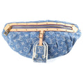 Louis Vuitton Monogram Denim LV Remix High Rise Shoulder Bag Indigo