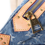 Louis Vuitton Monogram Denim LV Remix High Rise Shoulder Bag Indigo — view 6