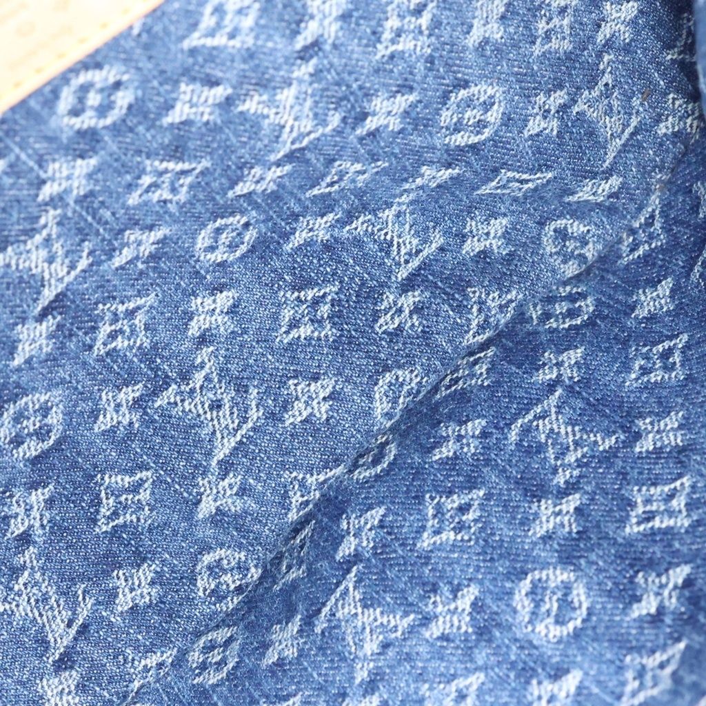 Louis Vuitton Monogram Denim LV Remix High Rise Shoulder Bag Indigo — view 7