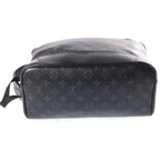Louis Vuitton Monogram Eclipse Steamer Backpack Black Leather Silver — view 4