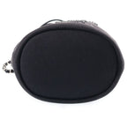 Chanel Deauville Drawstring Shoulder Bag Canvas Black — view 4