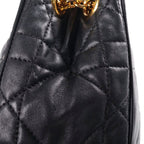 Dior Caro Backpack Medium Black Lambskin — view 7