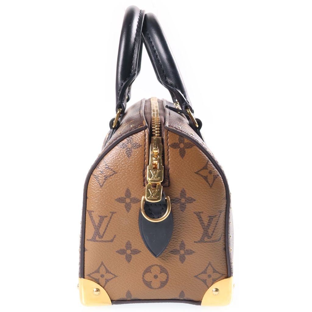 Louis Vuitton Speedy Trunk 20 Shoulder Bag Brown — view 3