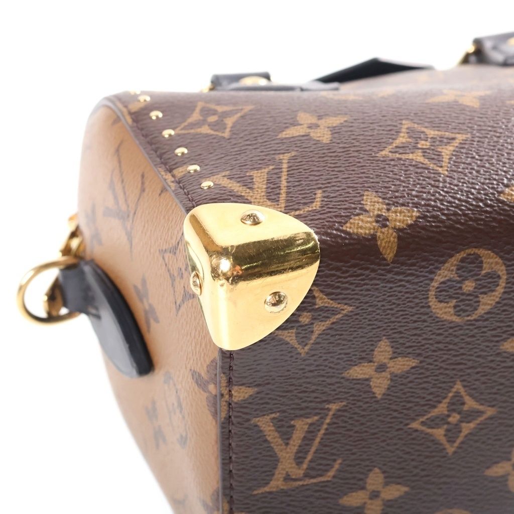 Louis Vuitton Speedy Trunk 20 Shoulder Bag Brown — view 5