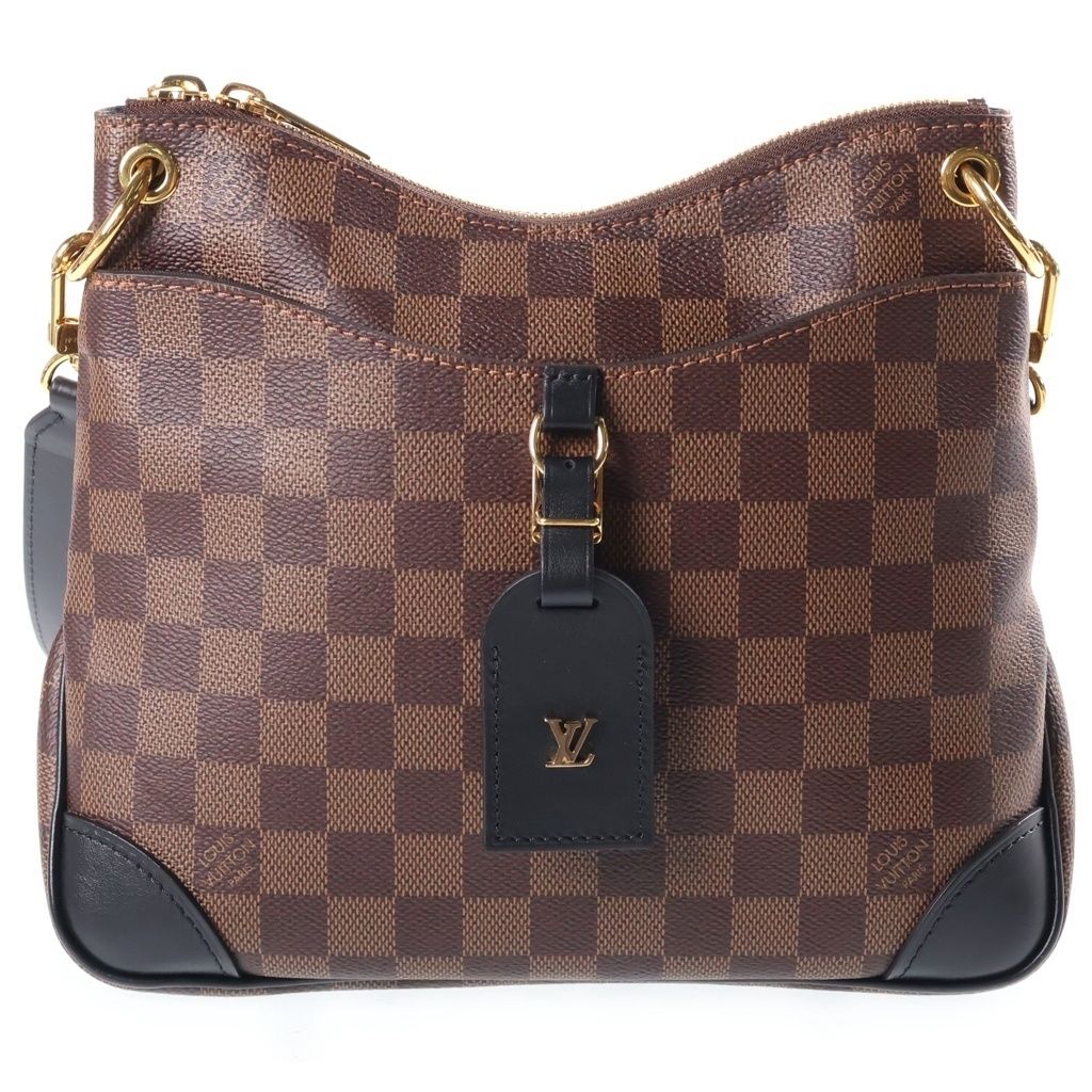 Louis Vuitton Damier Odeon NM PM Shoulder Bag Brown