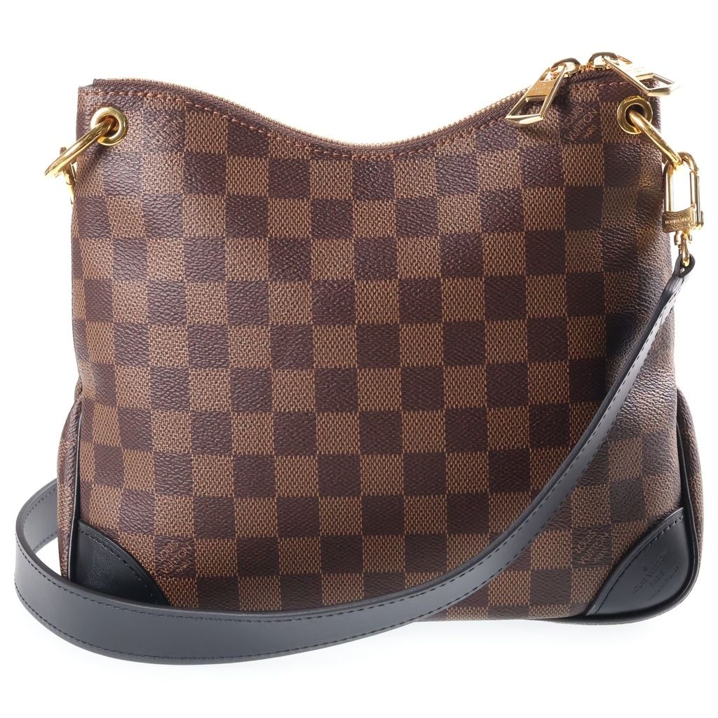 Louis Vuitton Damier Odeon NM PM Shoulder Bag Brown — view 2