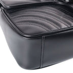 Gucci GG Marmont Chain Shoulder Bag Black Leather — view 5