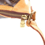 Louis Vuitton Monogram Odeon PM Shoulder Bag Brown Leather Gold — view 7
