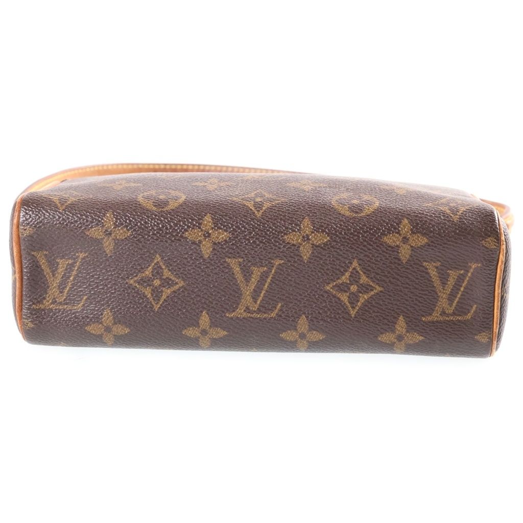 Louis Vuitton Monogram Recital Mini Shoulder Bag Brown Leather Gold — view 4