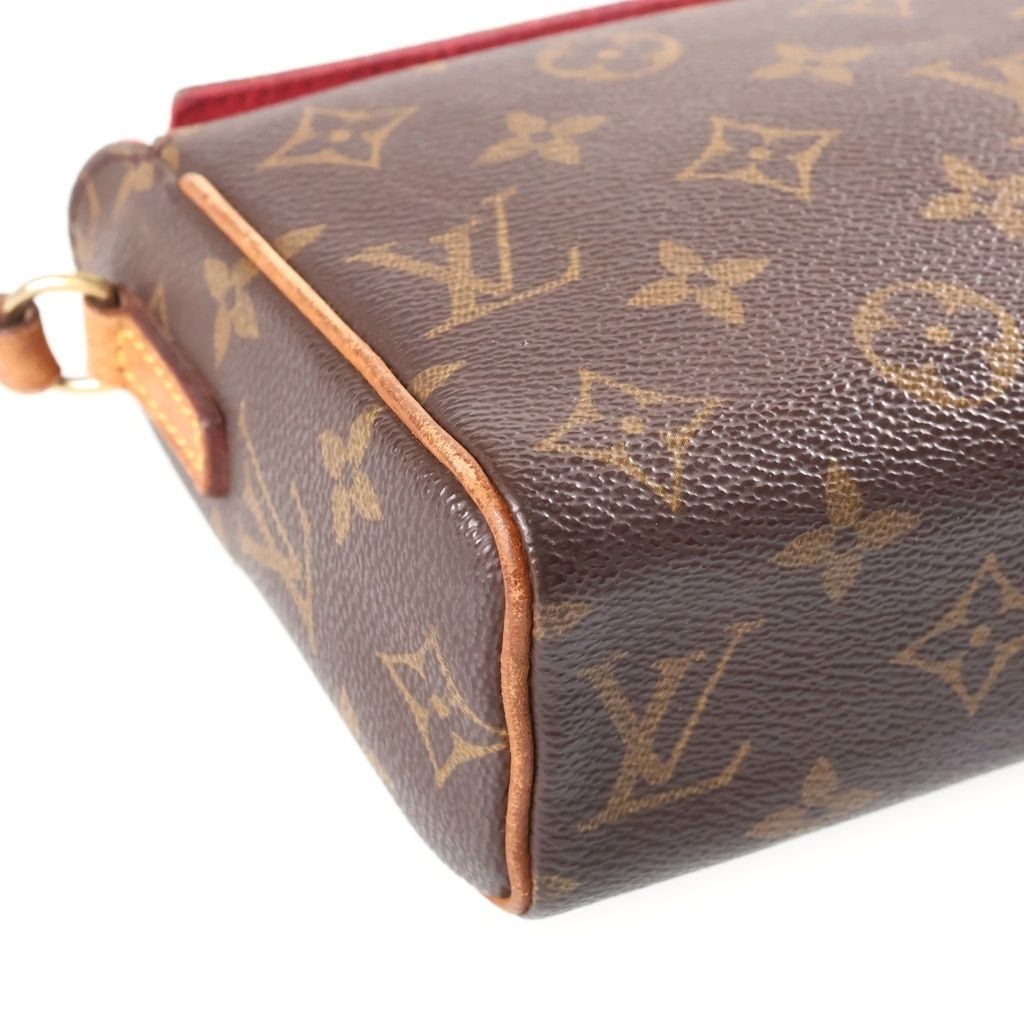 Louis Vuitton Monogram Recital Mini Shoulder Bag Brown Leather Gold — view 5