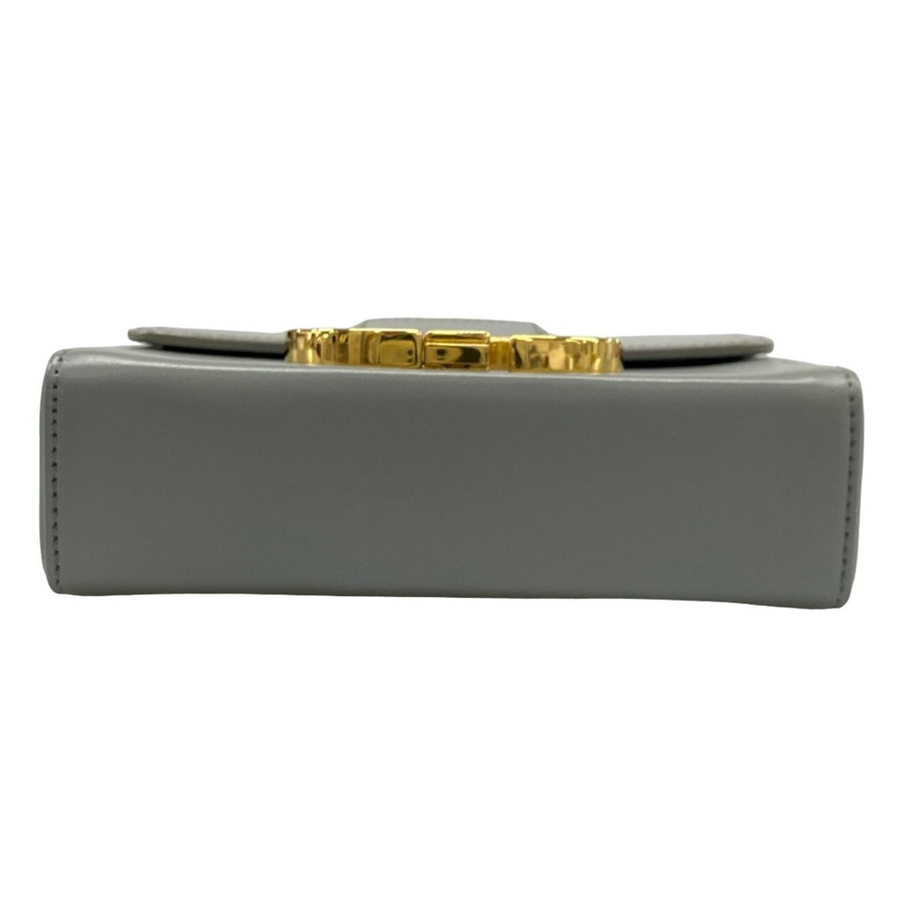 Dior Shoulder Bag Box Gray Leather — view 5
