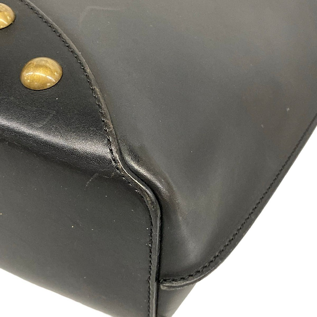 Celine Tote Bag Black Studded Leather — view 6