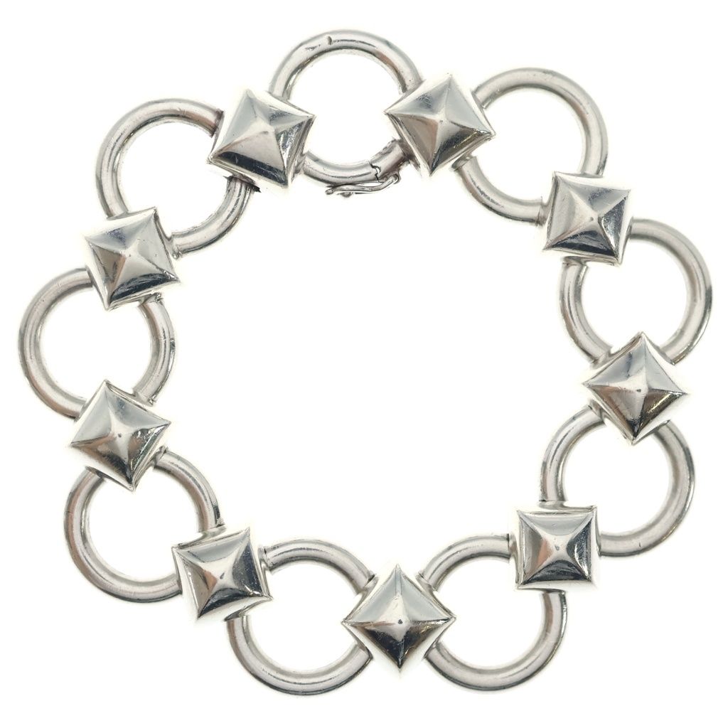 Hermes Lancelot Bracelet Sliver Silver