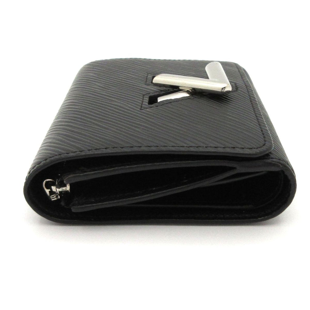 Louis Vuitton Trifold Wallet Twist Portefeuille Compact Noir Leather — view 8
