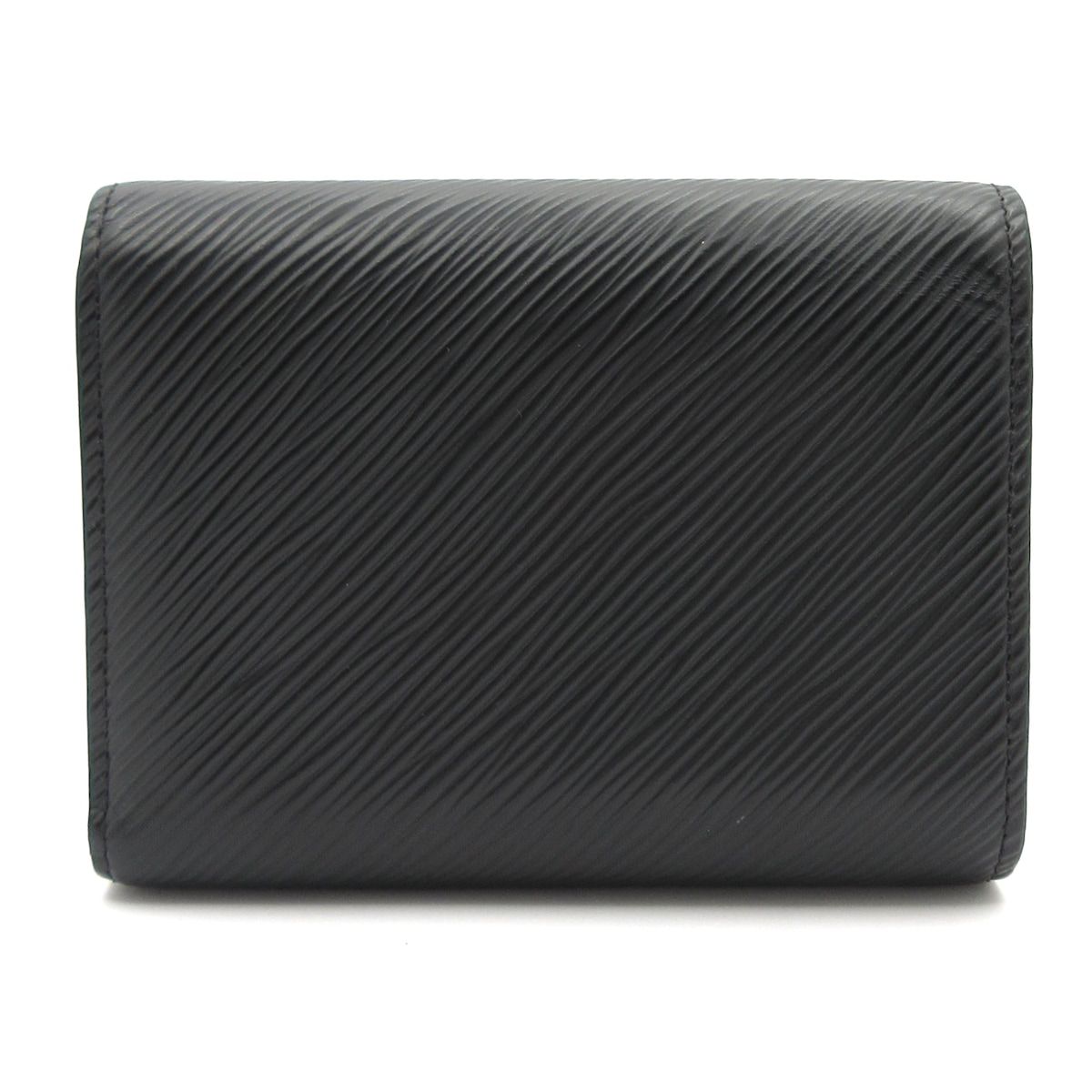 Louis Vuitton Trifold Wallet Twist Portefeuille Compact Noir Leather — view 2