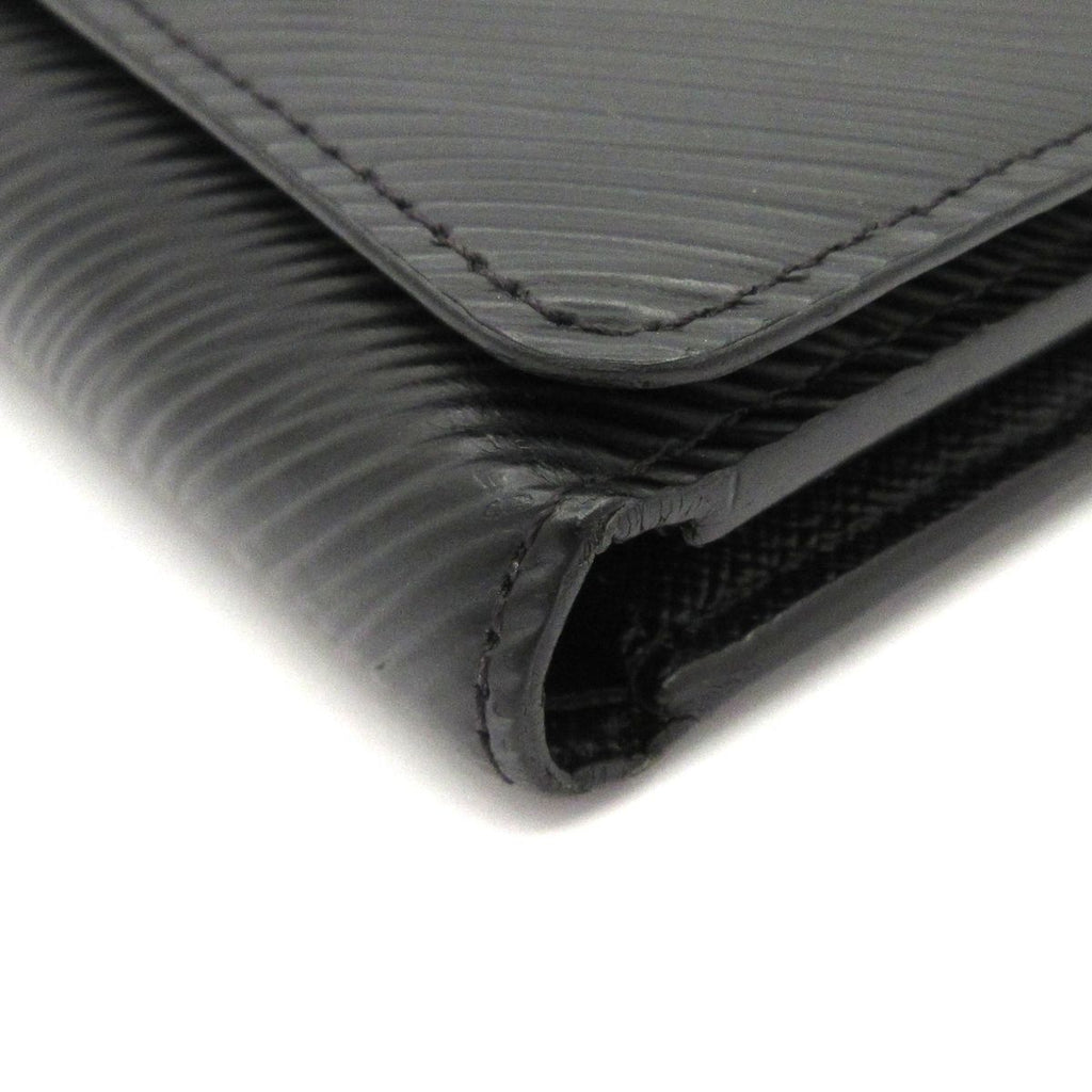 Louis Vuitton Trifold Wallet Twist Portefeuille Compact Noir Leather — view 6