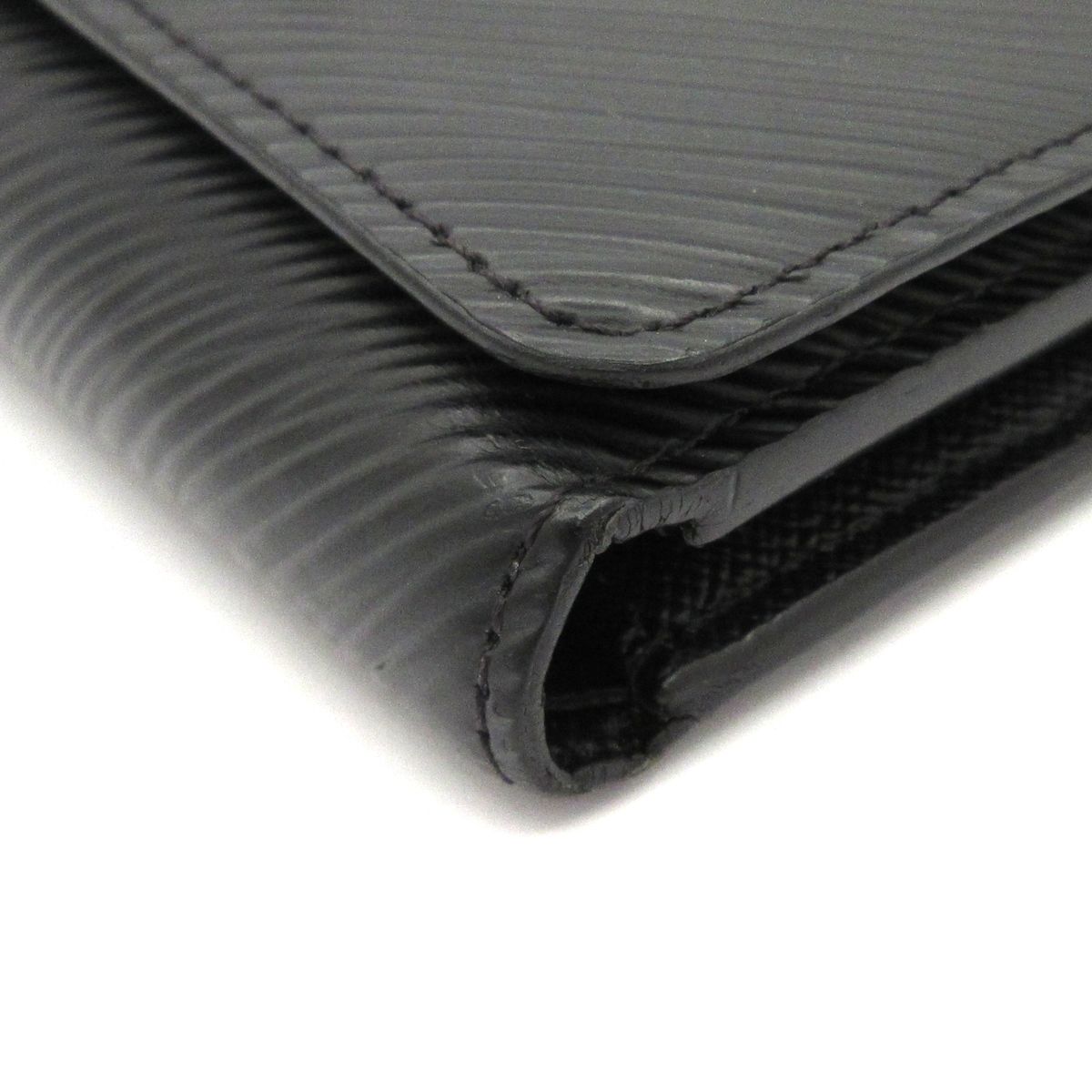 Louis Vuitton Trifold Wallet Twist Portefeuille Compact Noir Leather — view 6