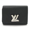 Louis Vuitton Trifold Wallet Twist Portefeuille Compact Noir Leather