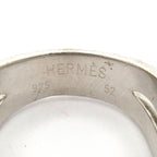 Hermes Ring 52 Torsade Silver — view 5