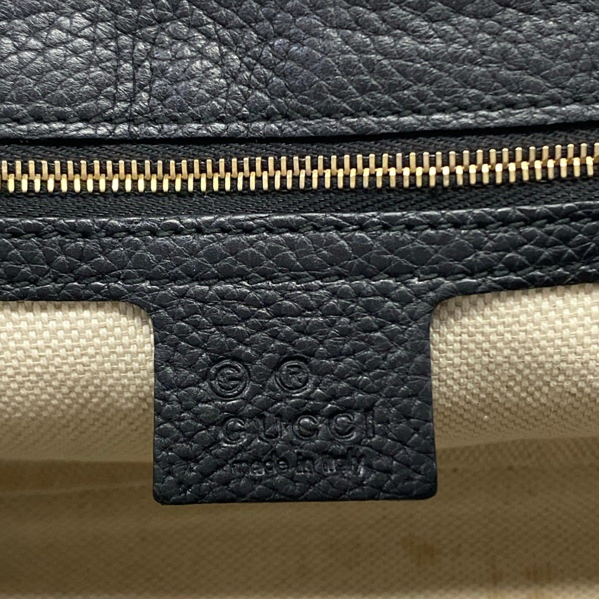 Gucci Shoulder Bag Soho Black Leather — view 8