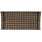 Dior Book Tote Bag Medium Houndstooth Pattern Canvas Beige Black — view 4