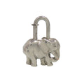 Hermes Elephant Charm Cadena Metal Silver Keychain