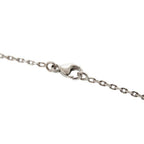 Hermes O'Kelly PM Metal Swift Silver Navy Necklace — view 7