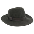 Hermes Rabbit Fur Lambskin Dark Gray Hat