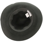 Hermes Rabbit Fur Lambskin Dark Gray Hat — view 4