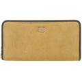 Loewe Anagram Suede Beige Wallet