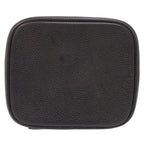 Chanel CC Logo Caviar Leather Black Gold Vanity Makeup Pouch — view 4