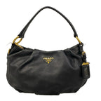 Prada Handbag Black Leather