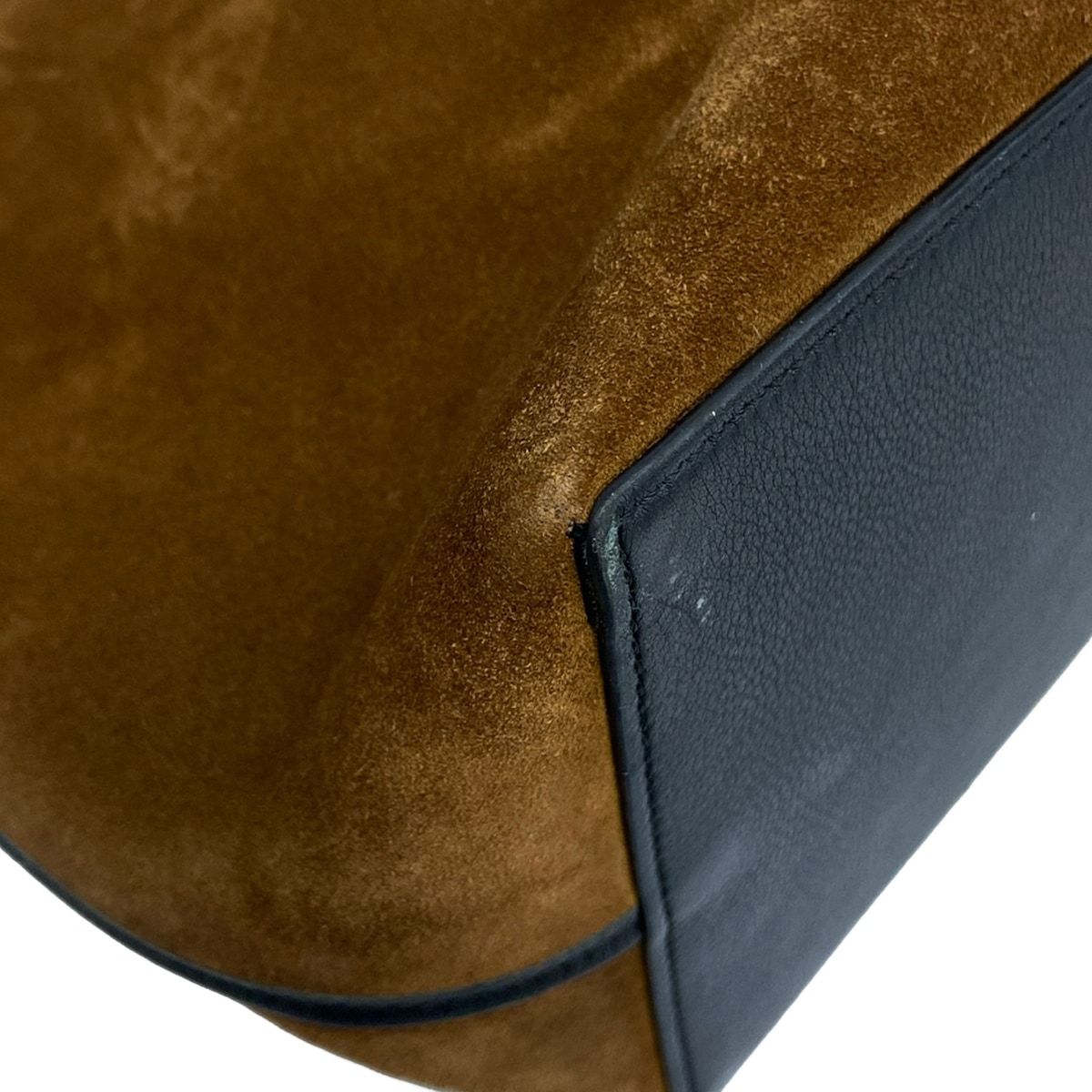 Loewe Tote Bag Anagram Brown Black 2-Way Leather — view 6