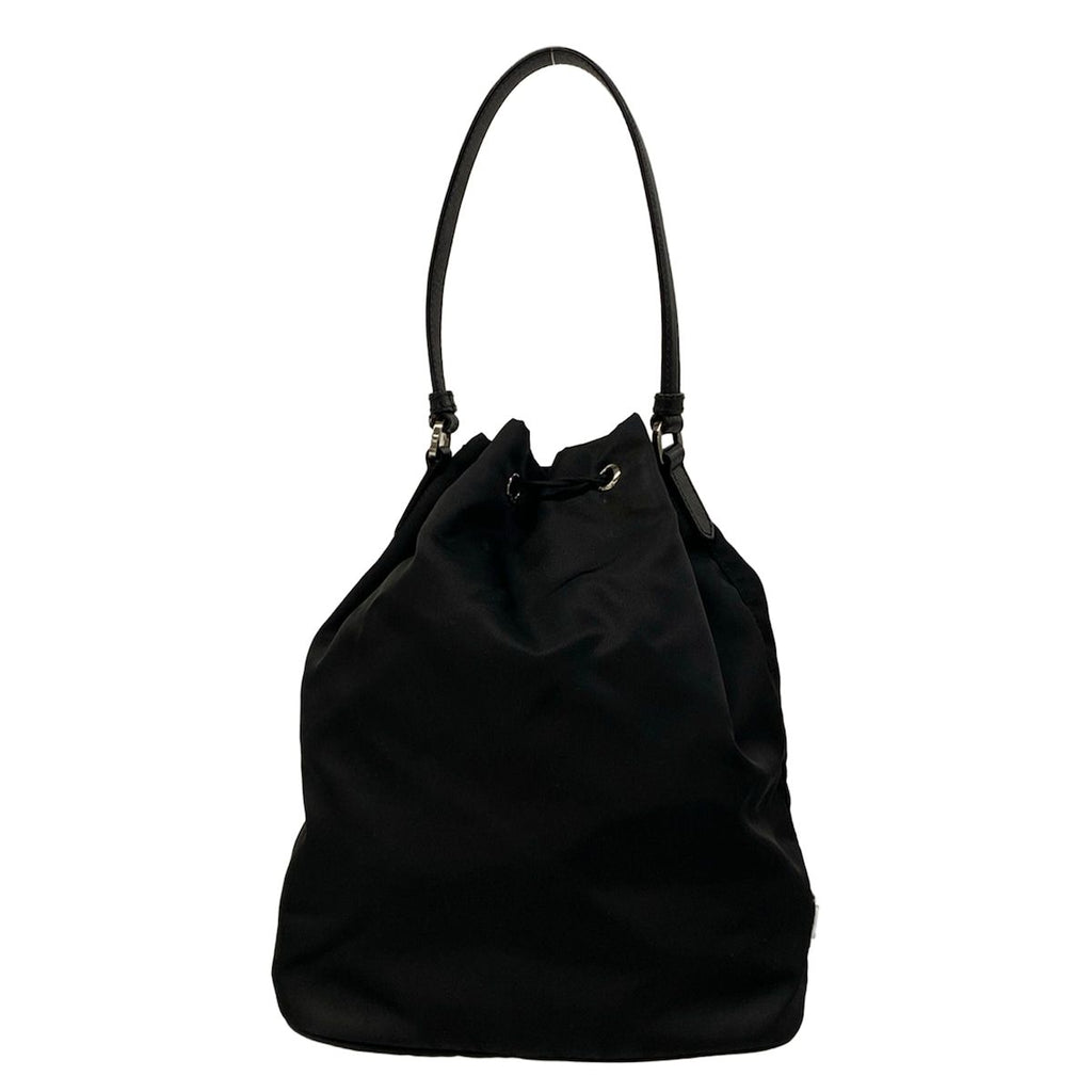 Prada Handbag Black Drawstring Robot Leather — view 3